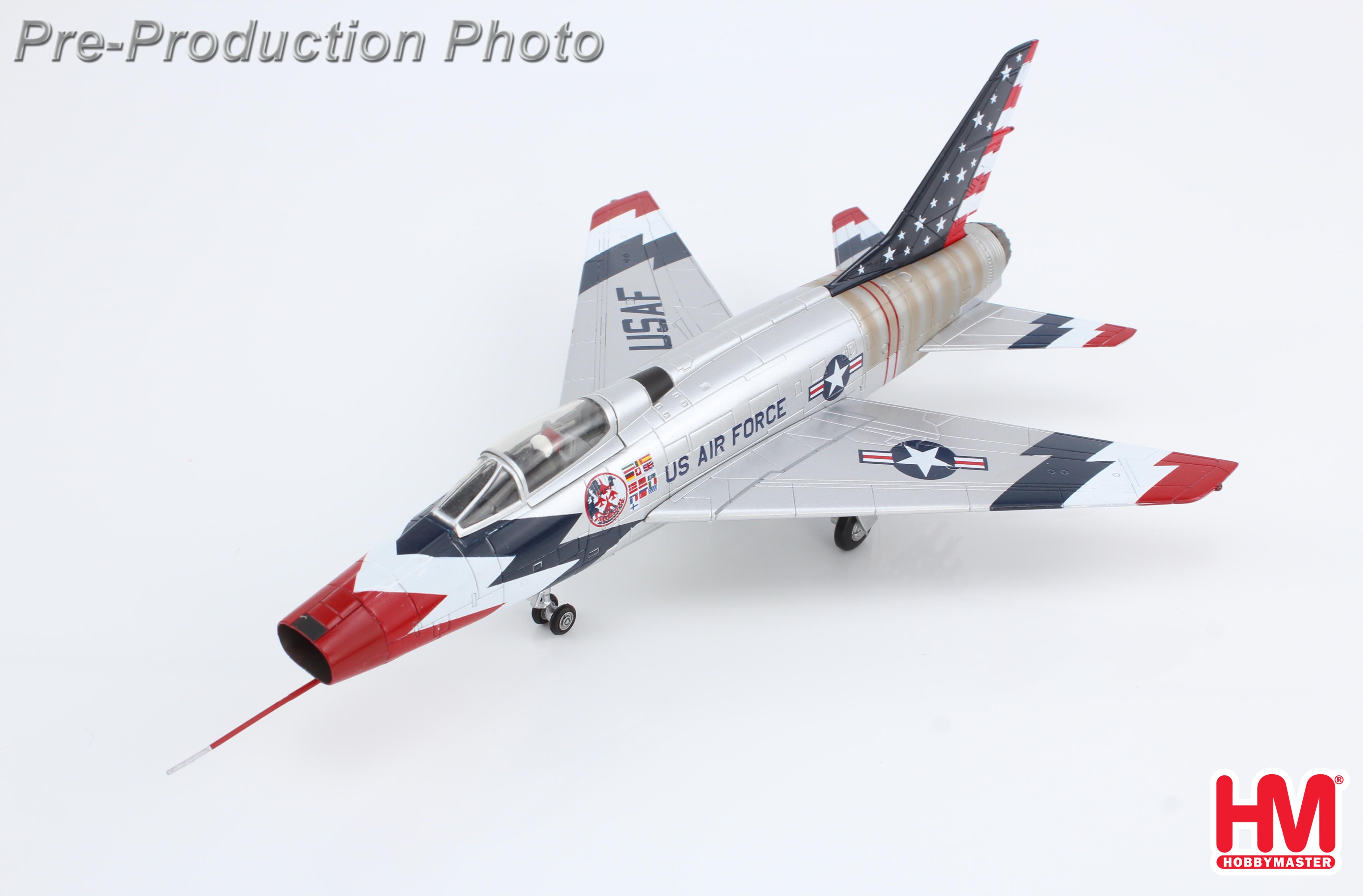 ホビーマスター　F-100D super sabre F-100D Super Sabre 1:72 Diecast Model - Hobby Master HM